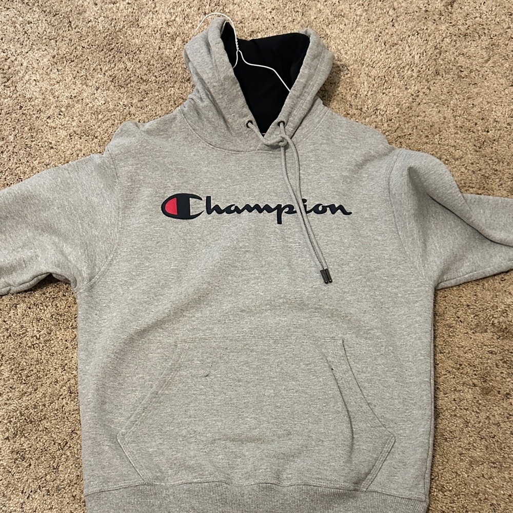 Champion Light Gray Men's Hoodie